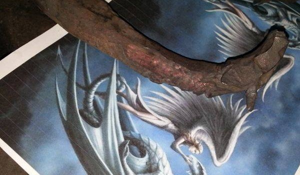 Ein Drache als Torwächter