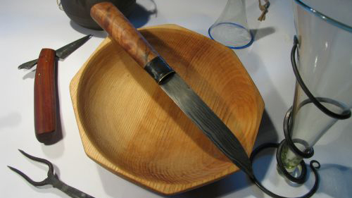 Titelbild Messer Frühmittelalter aus der Hacheschmiede